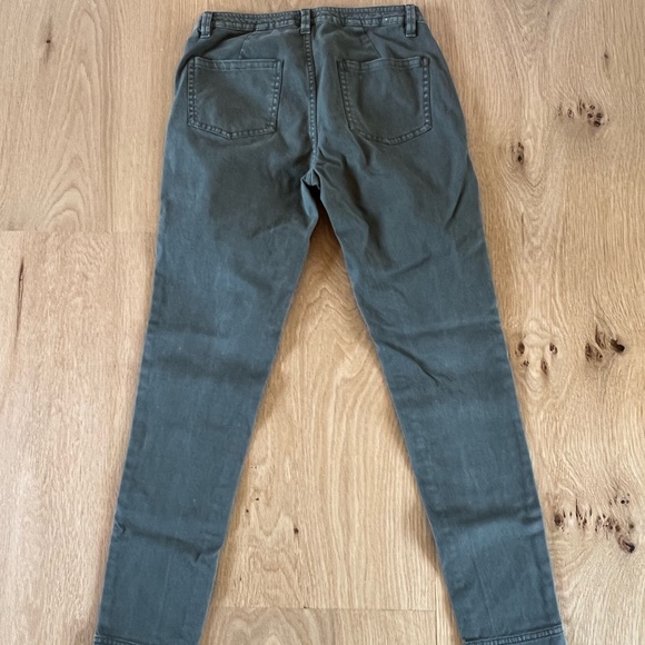 Faherty Utility Cotton Pants Dark Green Size 26 - Picture 5 of 6